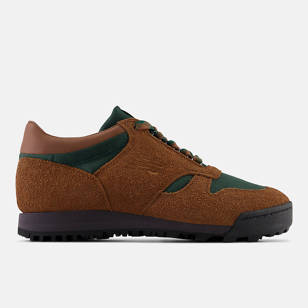 New Balance RAINIER LOW Shoes True Brown with Nightwatch Green and Magnet